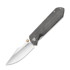 Kizer Cutlery - Harpoon Fold Elmax, Gray Titanium & Black Norplex UltreX, Satin