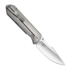 Kizer Cutlery Harpoon Fold Elmax folding knife, Gray Titanium, Stonewash/Satin