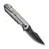 Kizer Cutlery Harpoon Fold Laminate sulankstomas peilis, Gray Titanium & Brown Norxplex UltreX