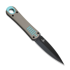 Kizer Cutlery Hidden Agenda AEB-L durklas, Grey & Blue G-10