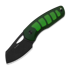 Kizer Cutlery Hornet 14C28N peilis, Green Acrylic, Black PVD & Stonewash