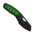 Kizer Cutlery Hornet 14C28N peilis, Green Acrylic, Black PVD & Stonewash
