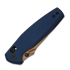 Складной нож Kizer Cutlery Khamsin Nitro-V, Patterned Navy Blue Aluminum, Sunset Metal PVD