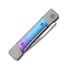 Coltello pieghevole Kizer Cutlery Little Grand Rainbow Damascus, Gray Aluminum & Crystallized Ti