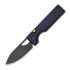 Kizer Cutlery Little Ringbo AEB-L folding knife, Blue Aluminum, Gray Stonewash