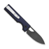 Kizer Cutlery Little Ringbo AEB-L folding knife, Blue Aluminum, Gray Stonewash