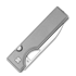 Kizer Cutlery Little Ringbo AEB-L kääntöveitsi, Gray Aluminum, Satin