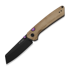 Kizer Cutlery Madrac 14C28N kääntöveitsi, Brown Norplex Ultrex, Black PVD