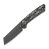 Kizer Cutlery Madrac CL AirTi M390 vouwmes, Black & Gray Vortex Micarta, Stonewash PVD
