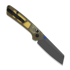 Kizer Cutlery Madrac CL AirTi M390 vouwmes, Yellow PEI, Matte DLC Ultra