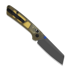 Kizer Cutlery Madrac CL AirTi M390 vouwmes, Yellow PEI, Matte DLC Ultra