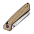 Kizer Cutlery Madrac Nitro-V, Brown Micarta