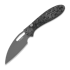 Kizer Cutlery - Masu 14C28N, Black/Gray Vortex Micarta, Gray PVD