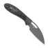 Kizer Cutlery Masu 14C28N foldekniv, Black/Gray Vortex Micarta, Gray PVD