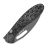 Kizer Cutlery Masu 14C28N foldekniv, Black/Gray Vortex Micarta, Gray PVD
