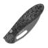 Kizer Cutlery Masu 14C28N foldekniv, Black/Gray Vortex Micarta, Gray PVD