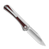 Kizer Cutlery Melody S35VN foldekniv, Gray Aluminum & Panama Rosewood, Satin