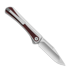 Kizer Cutlery Melody S35VN foldekniv, Gray Aluminum & Panama Rosewood, Satin