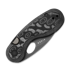 Kizer Cutlery Microbe 14C28N sulankstomas peilis, Black Vortex Micarta, Stonewashed