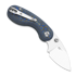 Kizer Cutlery Microbe 14C28N folding knife, Blue Vortex Micarta, Stonewashed