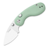 Kizer Cutlery Microbe 14C28N sulankstomas peilis, Light Green G-10, Satin