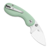 Kizer Cutlery Microbe 14C28N sulankstomas peilis, Light Green G-10, Satin