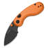 Kizer Cutlery Microbe 14C28N kääntöveitsi, Orange Aluminum, Black PVD