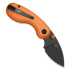 Kizer Cutlery Microbe 14C28N sulankstomas peilis, Orange Aluminum, Black PVD