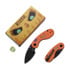 Kizer Cutlery Microbe 2026 Halloween Special vouwmes, Black PVD 14C28N, GID G-10