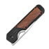 Kizer Cutlery Militaw 154CM folding knife, Black G-10/Mkuruti Wood