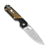 Kizer Cutlery Militaw 154CM kääntöveitsi, Black G-10/PEI