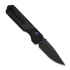Kizer Cutlery Militaw 315 Elmax k&auml;&auml;nt&ouml;veitsi, Purple Haze FatCarbon & Black Aluminum, Matte DLC Ultra