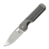 Kizer Cutlery Militaw, Gray Titanium/Black Micarta, Stonewash