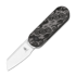 Kizer Cutlery - Mini Bay, Gray/Black Vortex Micarta, Satin