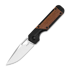 Kizer Cutlery Mini Militaw Nitro-V kääntöveitsi, Black G-10/Mkuruti Wood