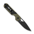 Coltello pieghevole Kizer Cutlery Mini Militaw Nitro-V, Green G-10/Black Micarta