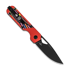 Kizer Cutlery Mini Militaw Nitro-V kääntöveitsi, Red G-10/Party Streamers