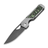 Kizer Cutlery Mini Militaw S45VN kääntöveitsi, Titanium/Jungle Wear CF