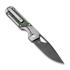 Kizer Cutlery Mini Militaw S45VN folding knife, Titanium/Jungle Wear CF