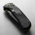 Kizer Cutlery Mithril - DLC Ultra - Titanium + CF kääntöveitsi, musta