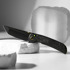 Kizer Cutlery Mithril - DLC Ultra - Titanium + CF folding knife, black