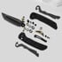 Kizer Cutlery Mithril - DLC Ultra - Titanium + CF folding knife, black
