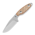 Kizer Cutlery Muskrat 154CM veitsi, Brown Micarta