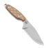 Kizer Cutlery Muskrat 154CM ナイフ, Brown Micarta