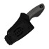 Kizer Cutlery Nightjar AUS-10 kniv, Black Norplex Ultrex, Black Stonewash PVD