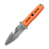 Coltello da soccorso Kizer Cutlery NORCROSS Flat Tip, Orange G-10, Stonewashed