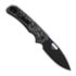 Kizer Cutlery Outposter Nitro-V foldekniv, Black Vortex Micarta, Black PVD