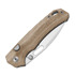 Kizer Cutlery Outposter Nitro-V foldekniv, Brown Norplex Ultrex, Satin