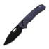 Kizer Cutlery Outposter Nitro-V kääntöveitsi, Purple Vortex Micarta, Black PVD
