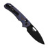 Kizer Cutlery Outposter Nitro-V foldekniv, Purple Vortex Micarta, Black PVD
